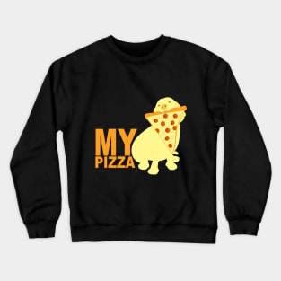 Pizza Dog Crewneck Sweatshirt